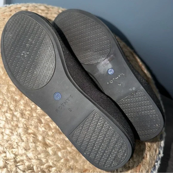 Rothy's The Flat Black Women's Slip On Flats Size 9 - Picture 6 of 10